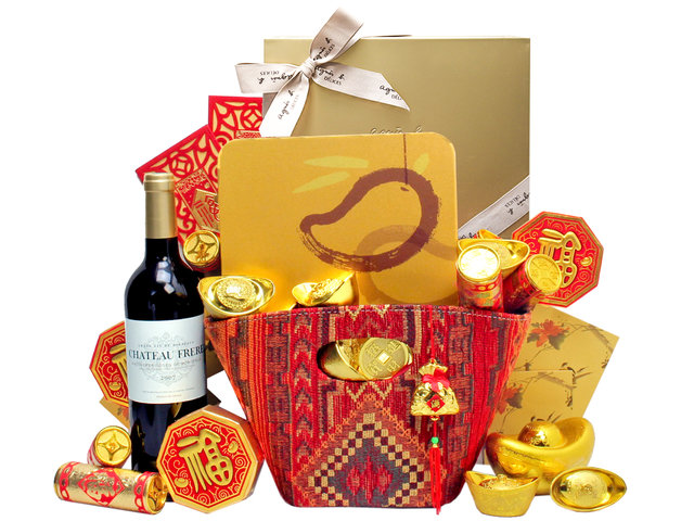 新年果篮Hamper - 农历新年拜年礼物篮 R99 - L36511820 Photo