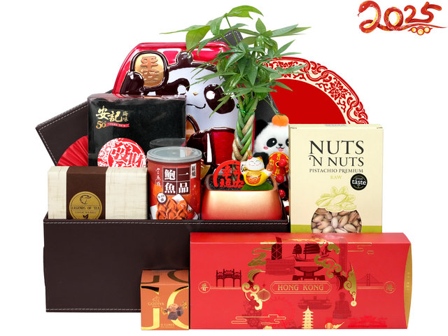 新年果篮Hamper - 鲍你发财贺年礼篮 CNYN13 - CH20110A1 Photo