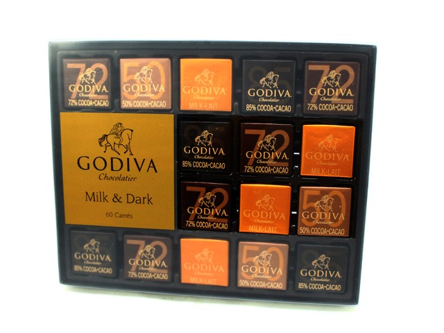 花店附加礼物 - Godiva Carré Collection 60pcs - L06808 Photo